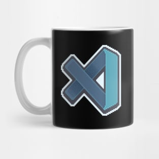 Visual Studio Code PixelArt Mug